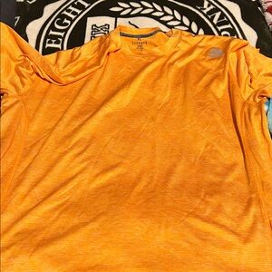 Reebok Men's Bright Orange Short Sleeve Tee